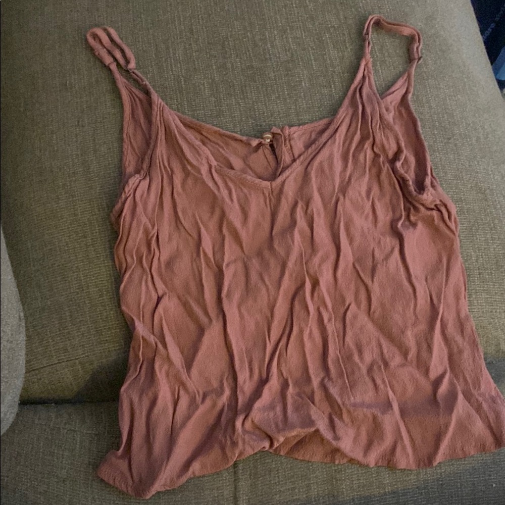Women's Pink Sleeveless Top